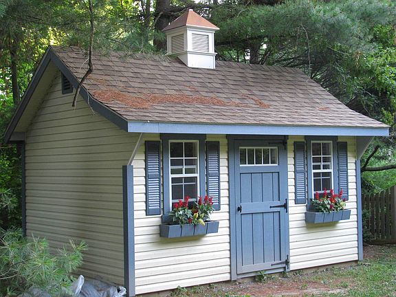 Custom Shed with Cupola