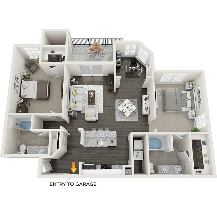 Floor plan Grandview with Garage