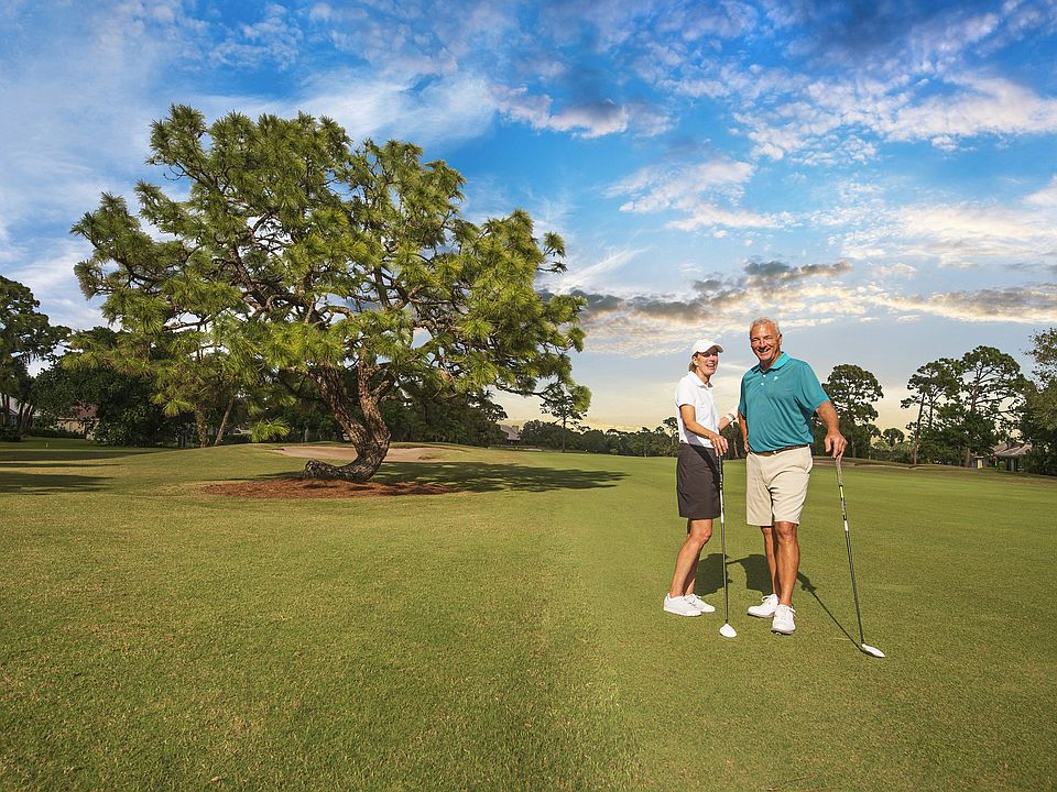 Golf Course with Golfers Bent Pine Preserve