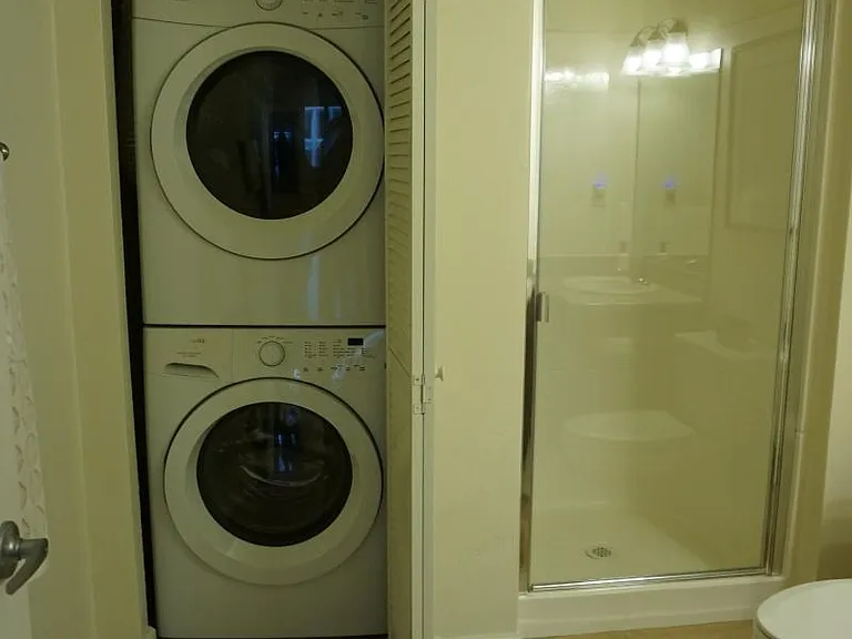Washer and dryer included