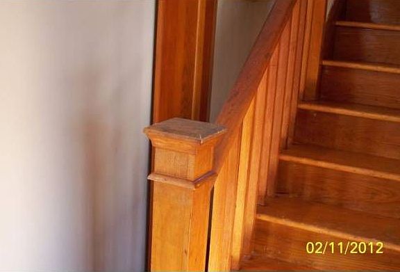 banister to second floor