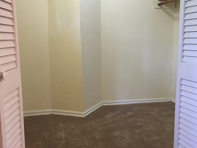 Walk-in closet in main bedroom