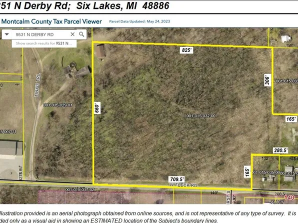 9531 N Derby Rd, Six Lakes, MI 48886