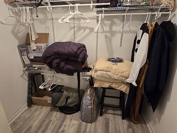 walk in closet, will be cleaned out by the time of move in