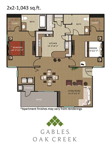 Floor plan Chestnut