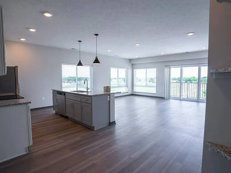 Modern open concept living at The Harbor.