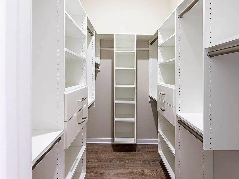 Residence C - Custom Closet in Primary
