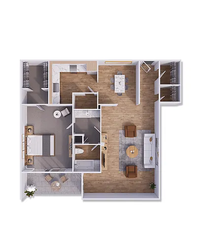 Floor plan West Mid A4