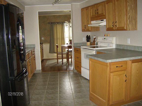 Kitchen toward dining area