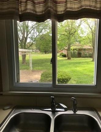 VIEW OUT KITCHEN WINDOW