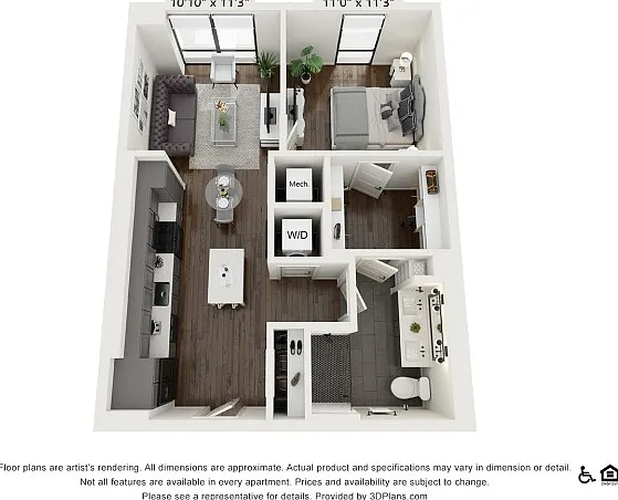 A5 | 1 bed 1 bath | 681 sq ft A5 | 1 bed 1 bath | 681 sq ft