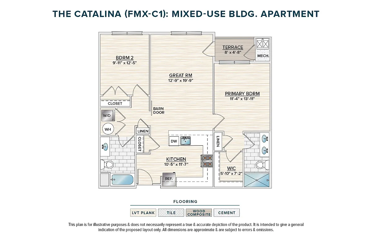 Floor plan The Catalina (FMX-C1)