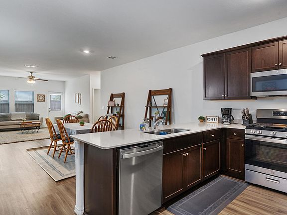 Fully stocked kitchen