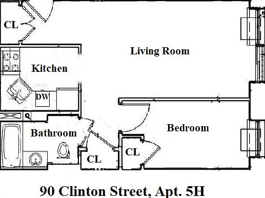 2nd image of 90 Clinton St APT 4H