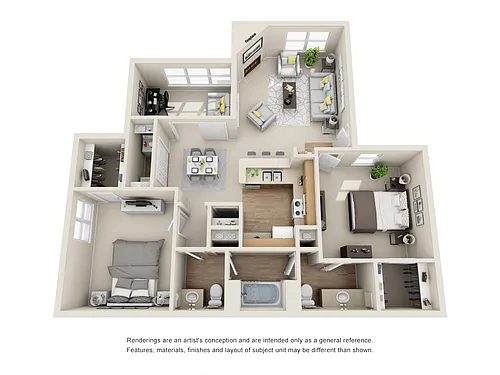Floor plan The Bordeaux
