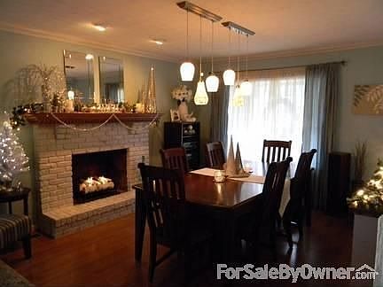DINING WITH FIREPLACE