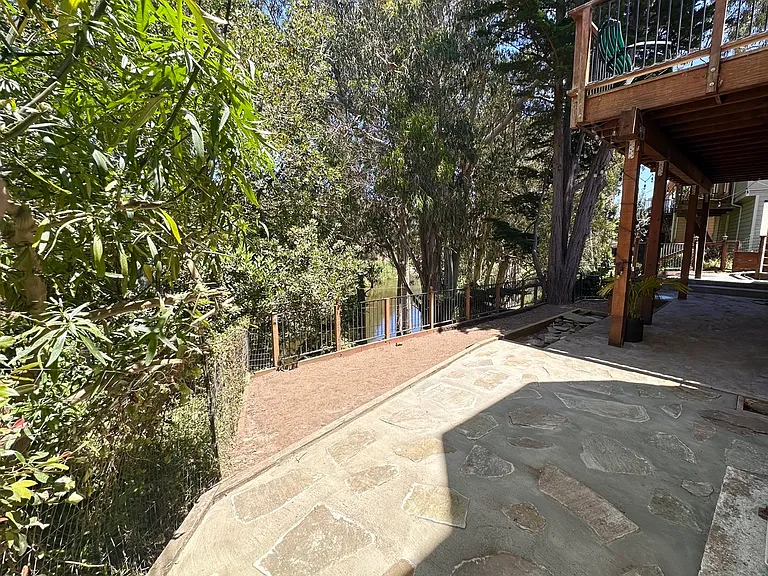 Stone patio