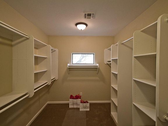 Large walk in master closet