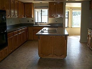 Large kitchen with plenty of cabinets