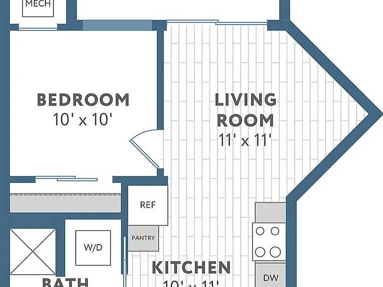 Floor Plan A4 | 22 Slate | Apartments in Madison, WI Floor Plan A4 | 22 Slate | Apartments in Madison, WI