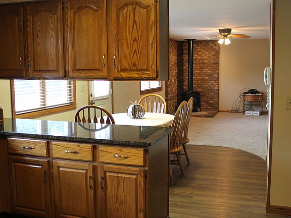 Open into the dining area