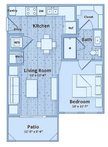 Floor plan Studio