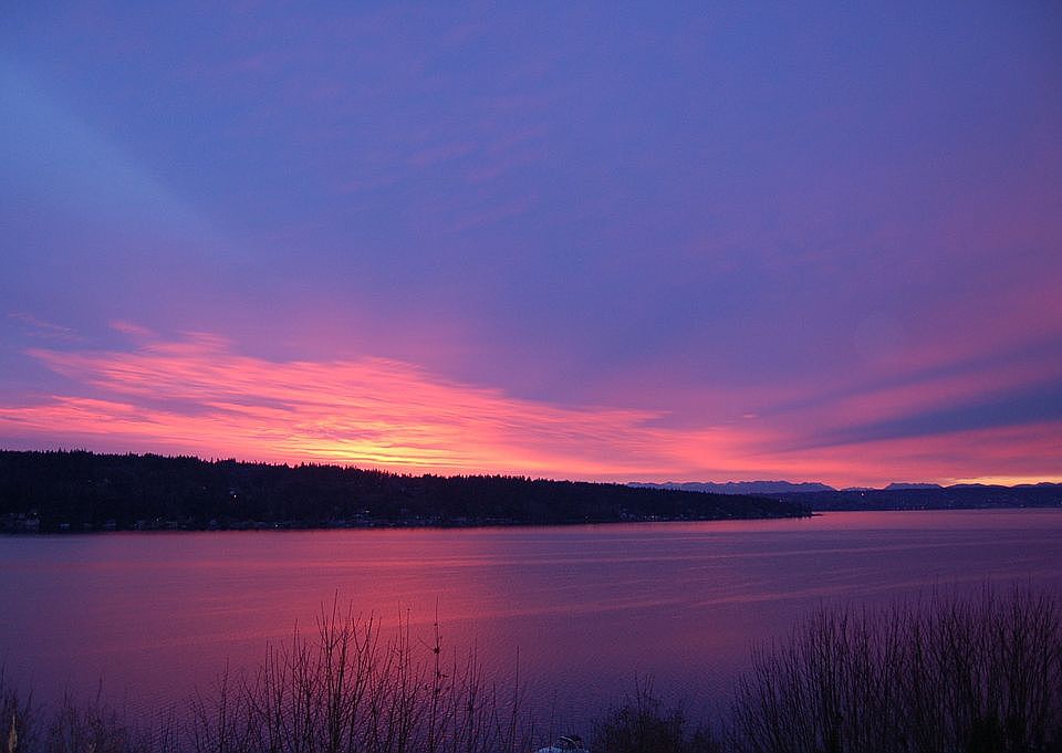 Sunrise from the deck