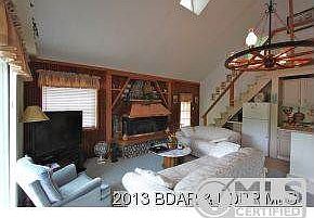 Living Room w/ Vaulted Celing