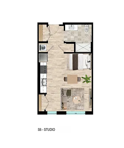 Floor plan Studio