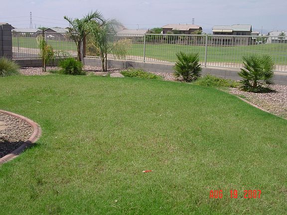 Backyard with Golf View
