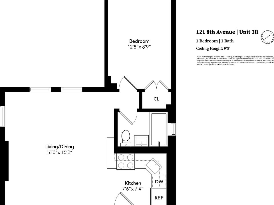 2nd image of 121 8th Ave #3R