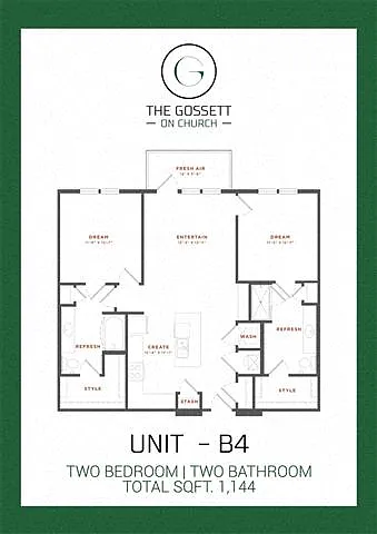 Floor plan The Vine (B4)