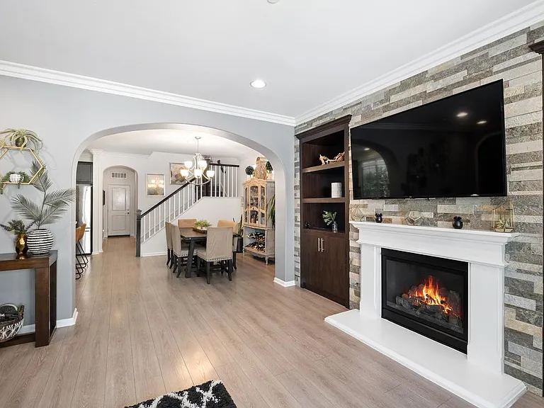 Living Room looking into Dining Area