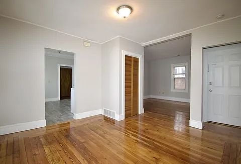 Dining area + living room in the back