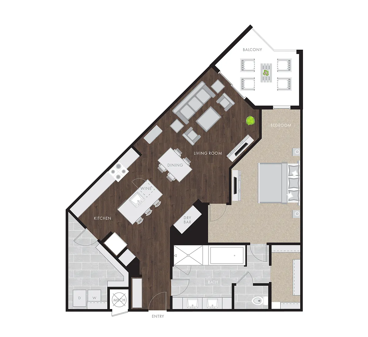 Floor plan A101