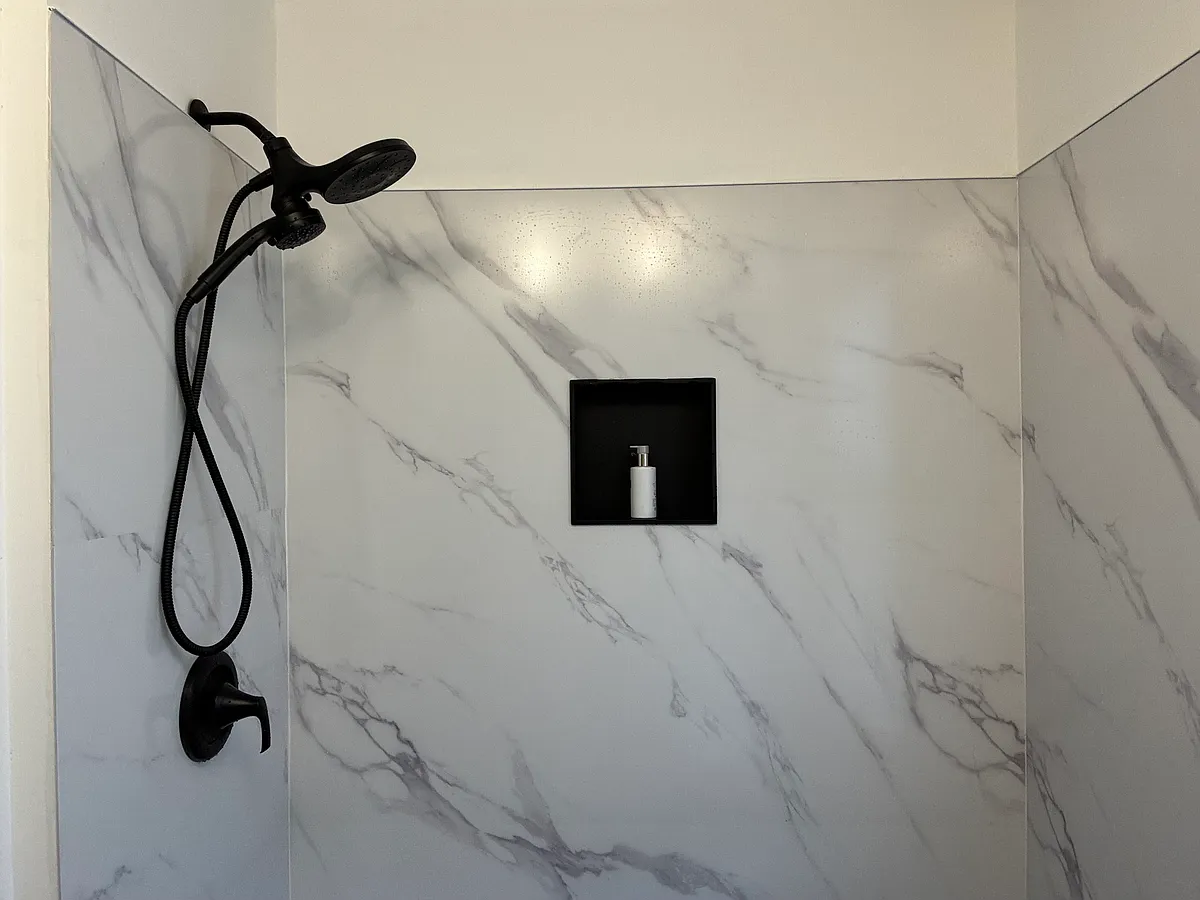 new walk in shower - 120 N Main St #3