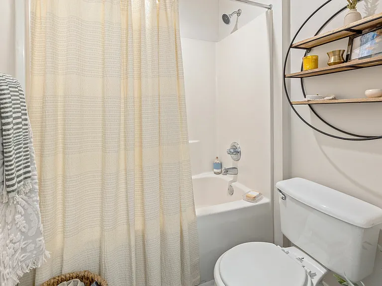 Spacious Bathroom at Theater Street Apartments