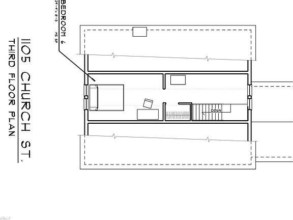 1105 Church Third Floor Plan 10042019