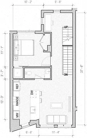 Floor plan Redwood-Spruce at Boulder Commons