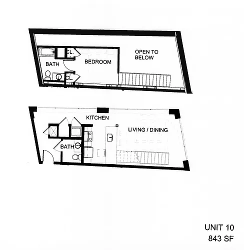 Floor plan Furnished 1 bed