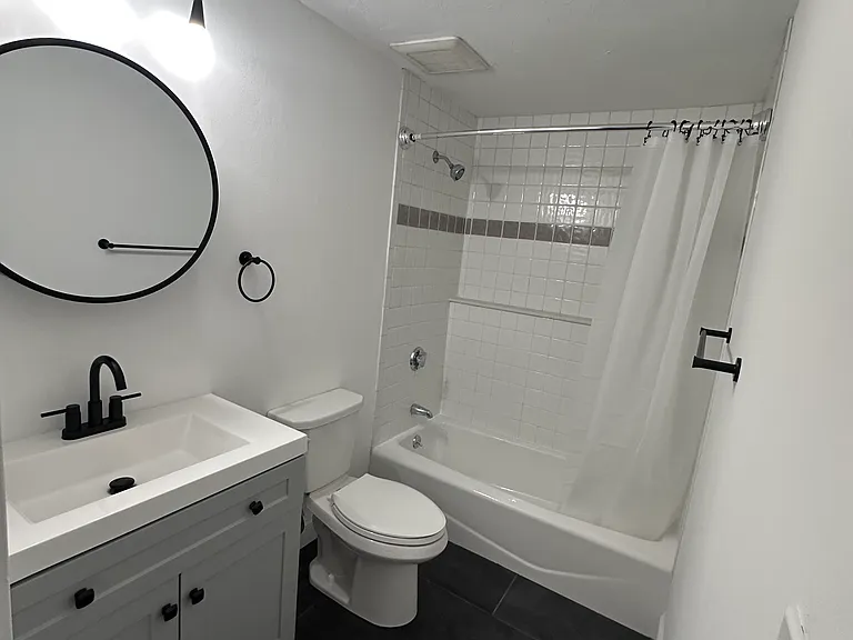 Renovated bathroom