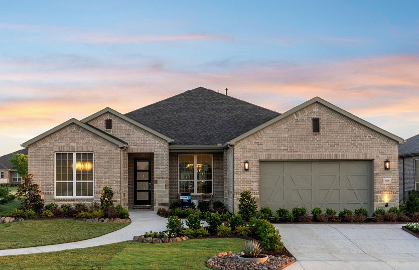 The Stellar, a one-story home with 2-car garage