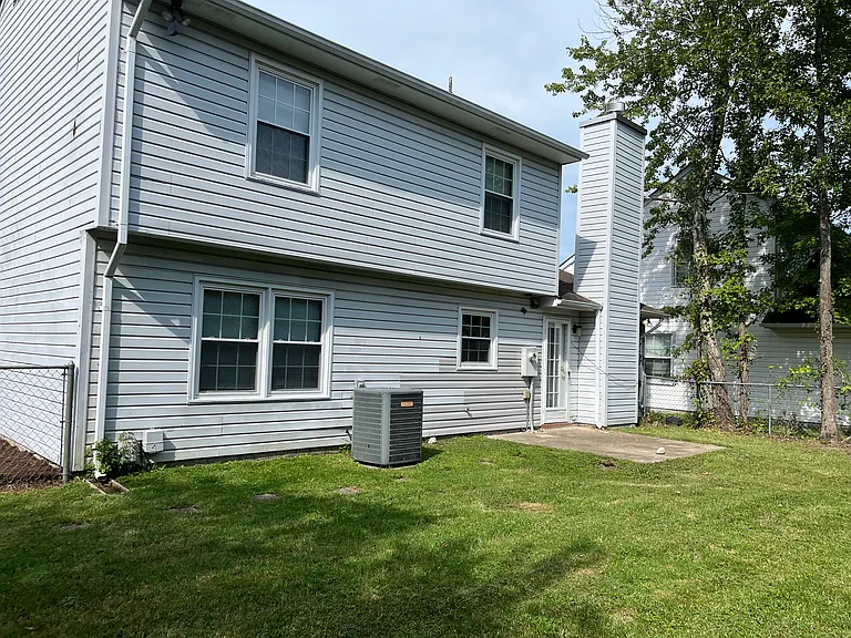 Large backyard