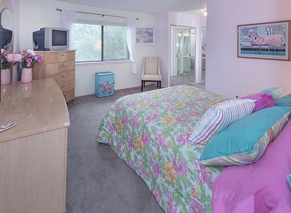 Master Bedroom Has double closets