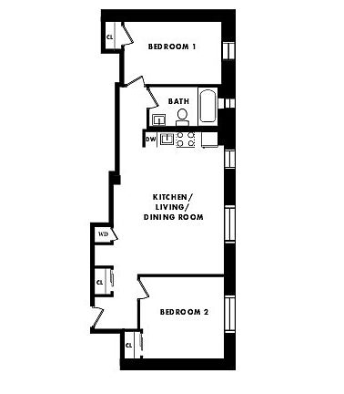 2nd image of 301 W 22nd St APT 33