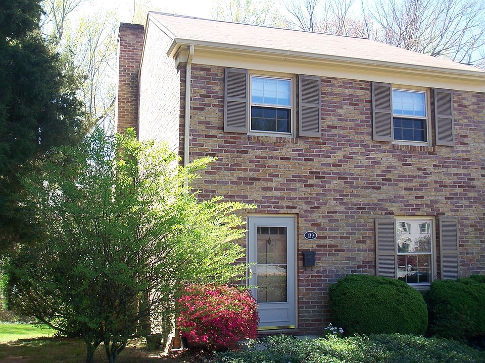 Brick, end-unit townhouse