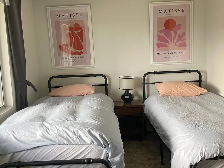 Bedroom #2 with 2 extra long twin beds