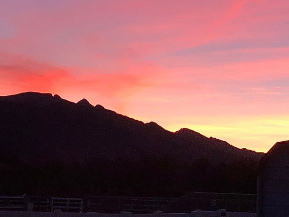 Twilight from the ranch