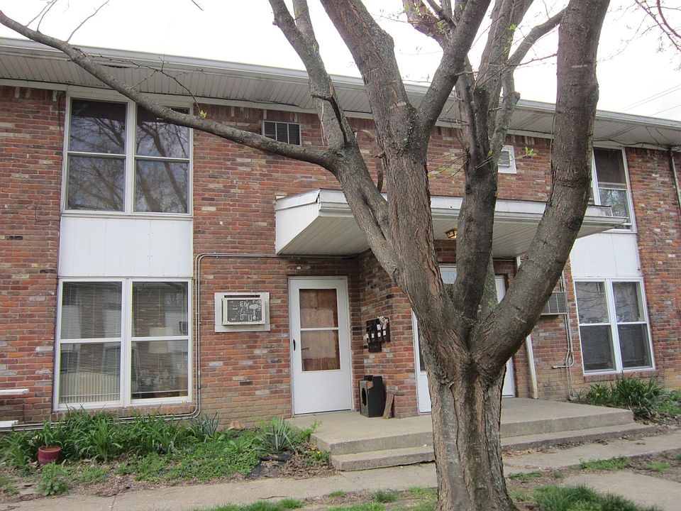 Outside of apartment building.