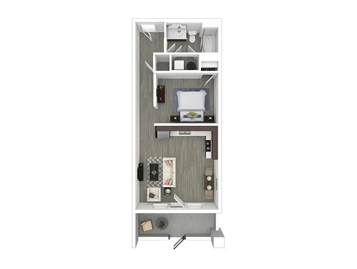 Floor plan Studio-651